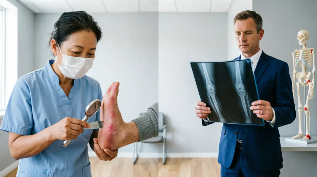 Podiatrist vs Orthopedic: DPM Foot Scope vs MD Bone Training